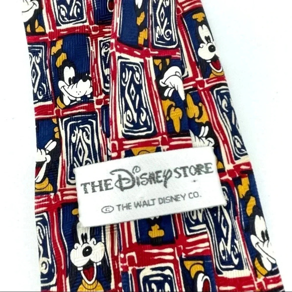 The Disney Store Silk Goofy Neck Tie - Picture 3 of 6